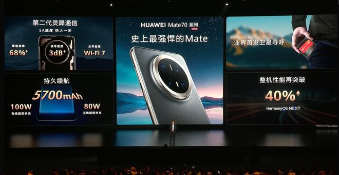 e70系列发布 鸿蒙43NEXT双选择CQ9电子网站5499起 华为Mat(图4)